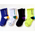 Anti Slip Long Tube Spring Kids Crew Sport Socks Boys Girl Wear Running Grip Football Basketball Cotton Socks Patchwork Color