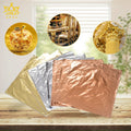 14x14cm Booklet Imitation Gold Foil Leaf for Furniture Decoration