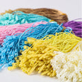 Wholesale Length 20cm Reusable Colourful Clothing Hangtag Strings Rope for Garments Shoes Bags