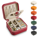 Free Sample Jewelry Organizer Box Leather Travel Jewelry case Storage Ring Earring Necklace Bracelet Jewellery Box Packaging