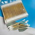 Eco-Friendly Bamboo Cotton Swabs 3 Inch Dual Tips for Makeup Crafts & Detail Cleaning