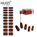 New Design Chameleon Gel Nail Wraps Fashion Semi Cured Gel Strips