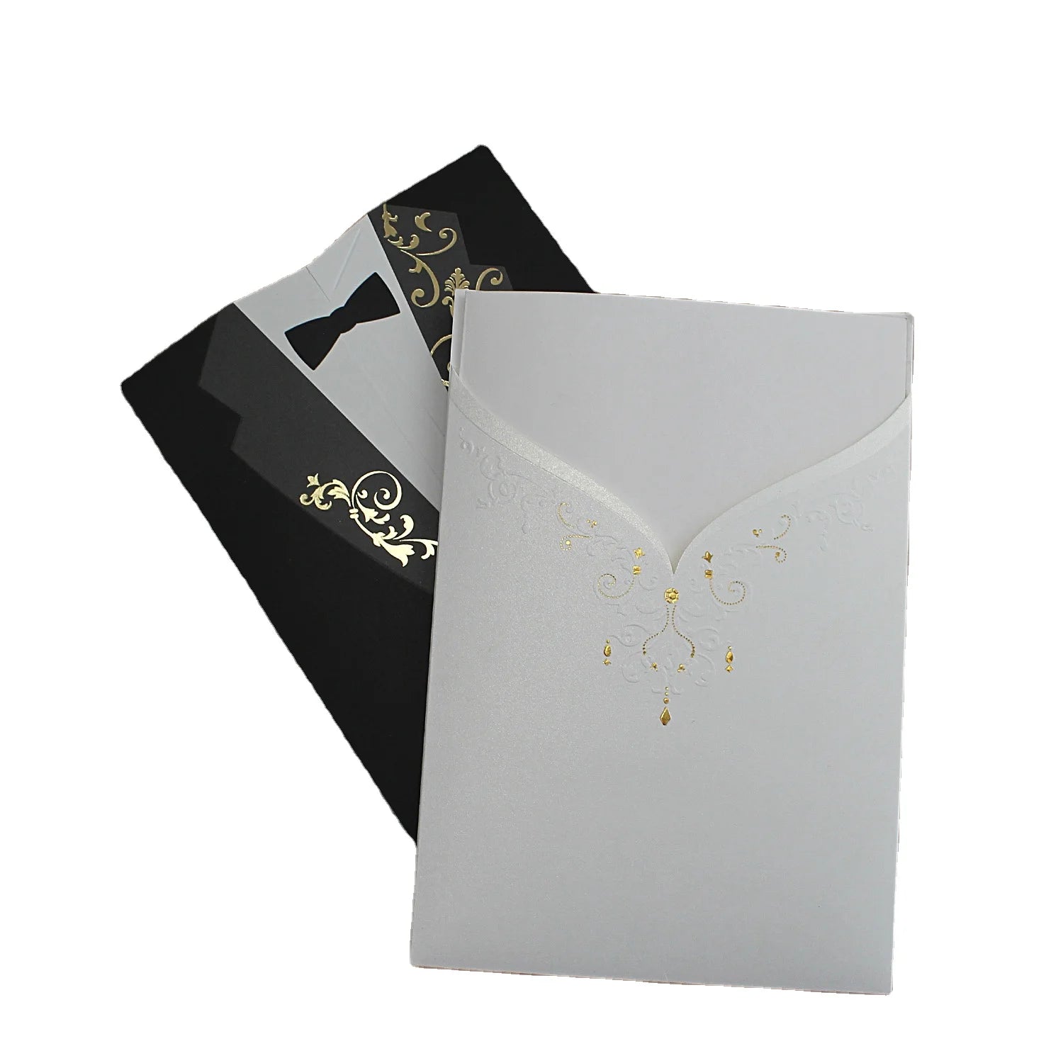 Hot Selling Wedding Dress Shaped Invitation Wedding Invitation Card for Sale
