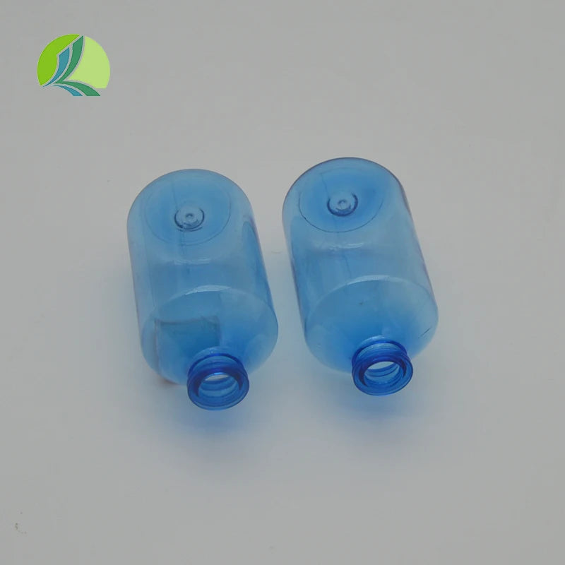 High Quality Aseptic Plastic Vaccine Vial 100ml Blue Transparent Drug Injection Vial Pet Plastic Veterinary Medicine Vial