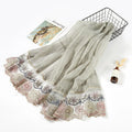 Malaysia's New Lace Pearl Muslim Women's Cheap Scarf Fashion Versatile Headband Shawl Wholesale