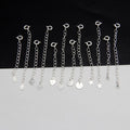Authentic 925 Sterling Silver Chain Extender Removable Adjustable Extension Chain for Necklace Anklet Bracelet Jewelry Finding