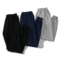 Men's Casual Gym Joggers Pants Plus Size Anti-Wrinkle Workout Clothing with Flat Front Style