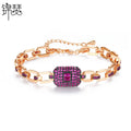 JINSE Luxulry Bracelet Zirconia Bracelet Cubic Zirconia Bracelet Charms Jewelry