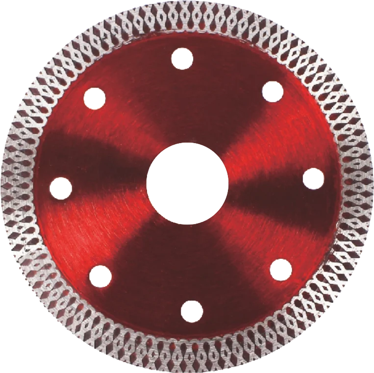 Hot-Pressed Diamond Saw Blade Disc 105/115/125mm Sintered Mesh Turbo Diamond Saw Blade Cutting Disc Diamond Wheel for Porcelain