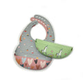 Hot Selling Customize Color Food Grade BPA Free Easily  Clean Waterproof Silicone Baby Bibs Custom OEM