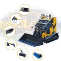 Euro 5 CE EPA Engine Manufacturer Crawler Mini Skid Steer Loader 380kg Mini Wheel Loader Lifting 430kg for Sale Skid Loaders