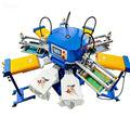 4 Color Rotary Screen Printing Machine for Print T-shirt/Textiles/Non-woven Bag/Clothes