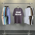 High Quality 245GSM Knitted Basic Quick Drying 16 Color Scheme Loose Comfortable Short Sleeve Cool Oversized T-shirt Direct