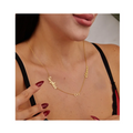 Wholesale Customized Personalized Engraved Name Necklace Stainless Steel Letter Pendant Necklace