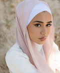 Free Custom Chiffon Paste Flower-Studded Muslim Hijab Head Scarves Women