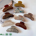 YJL Vintage Hair Claw Clips Eco-friendly and Recyclable Acetate Hair Claw Korean Hair Claw Clip Accessories for Women