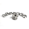 8pcs Set Watch Movement Seat Base Holder Stainless Steel Silver Watch Repair Maintain Tools for BZ 2000 / ETA 7750 / BZ Series