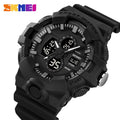 New Skmei 2117 Cheap 5atm Waterproof Dual Time Sport Analog Plastic Led Men Wrist Digital Watch