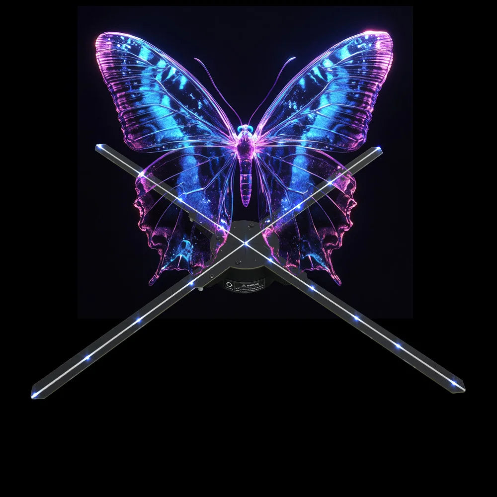 Comprehensive 65CM Holographic Projector Fan With Built-in Sound System for Engaging Concert Experiences