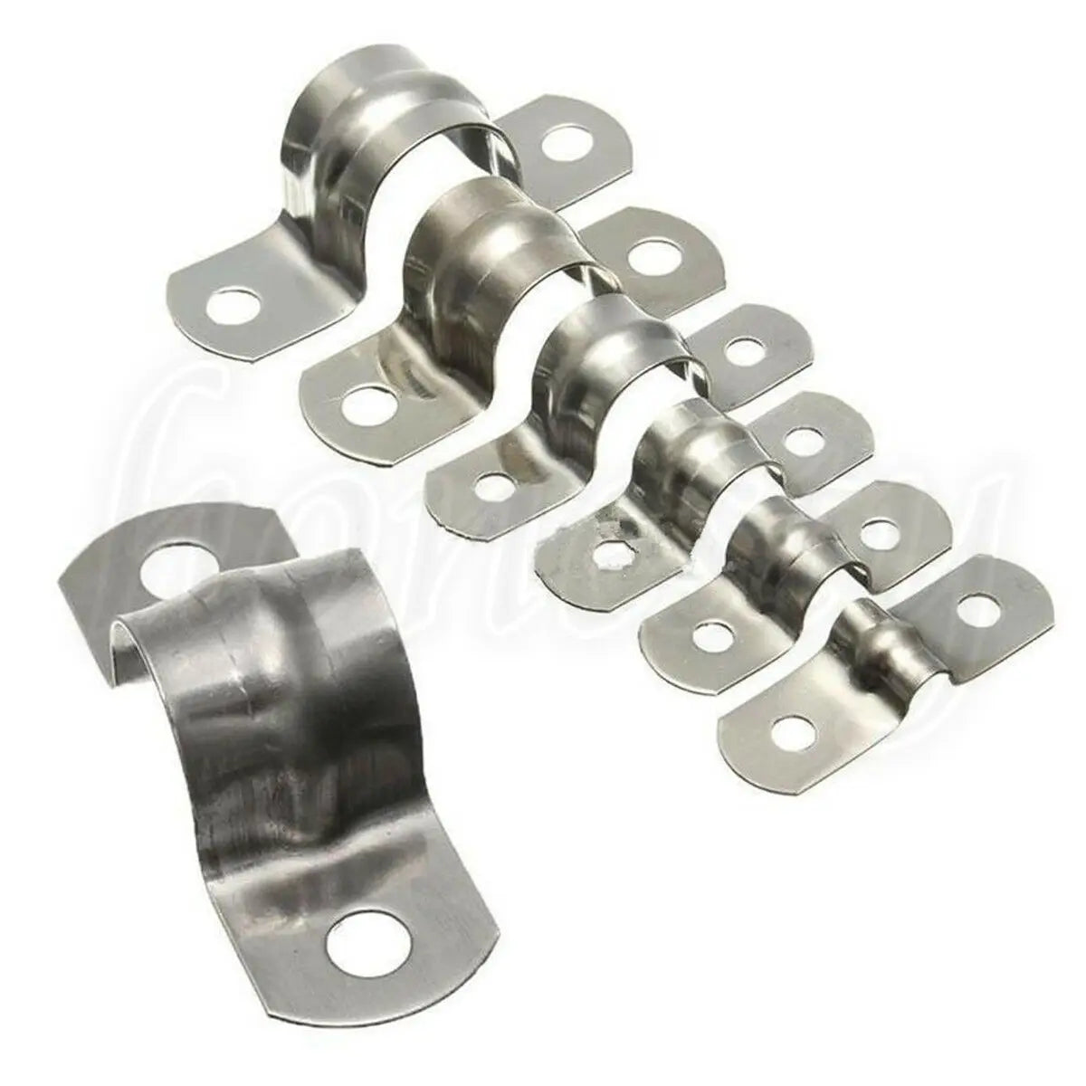 5-100mm U Type Tube Clip 304 Stainless Steel Saddle Pipe Clamp Garden Hand Tools