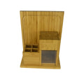 Universal Bamboo Knife Block with Cutting Board Set Knife Holder Utensils Rack Storage