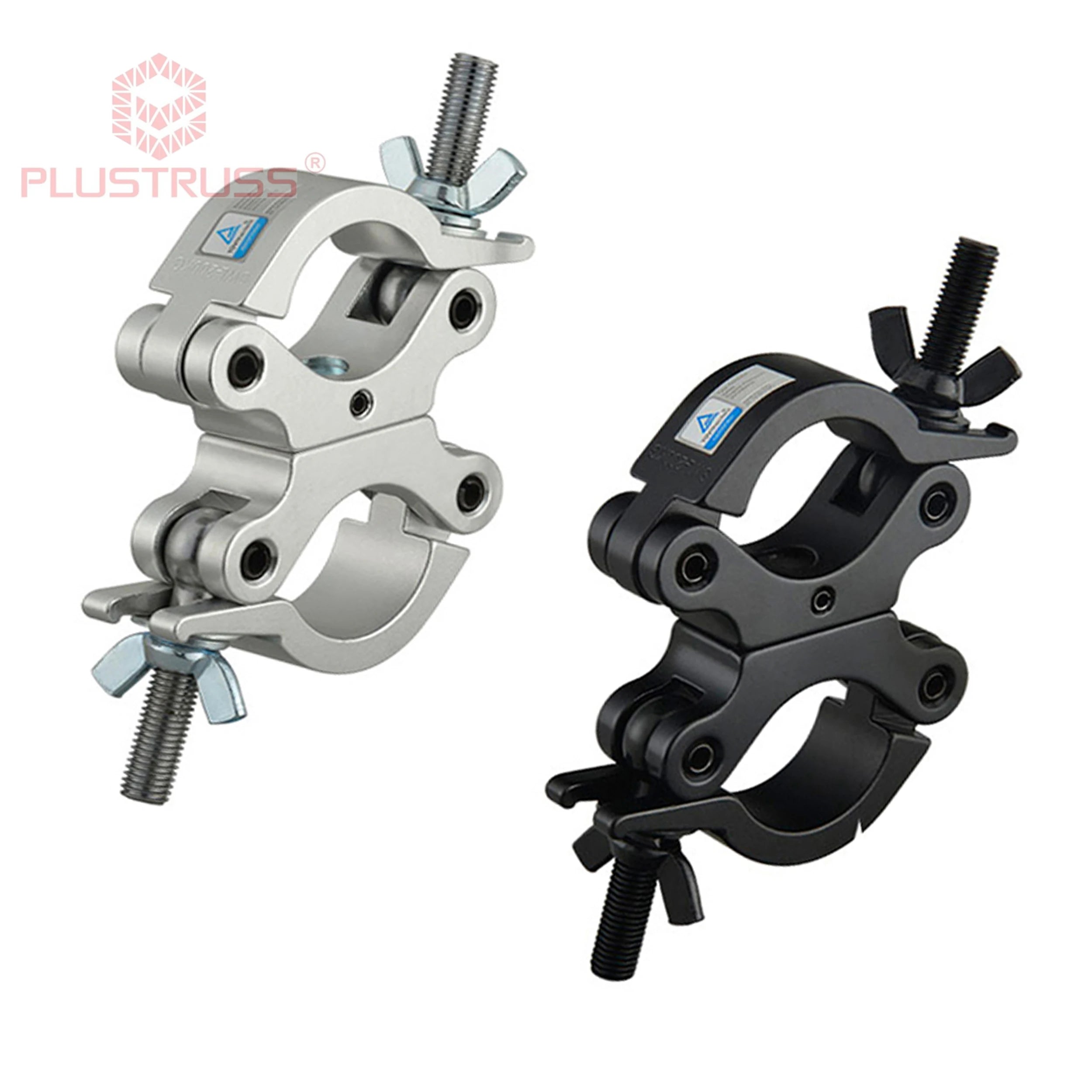 Tube 48-51mm Load 200kg Pipe Clamp Truss Hook Aluminum Stage Lighting Truss Clamp Hook Swivel Clamp/N G5012