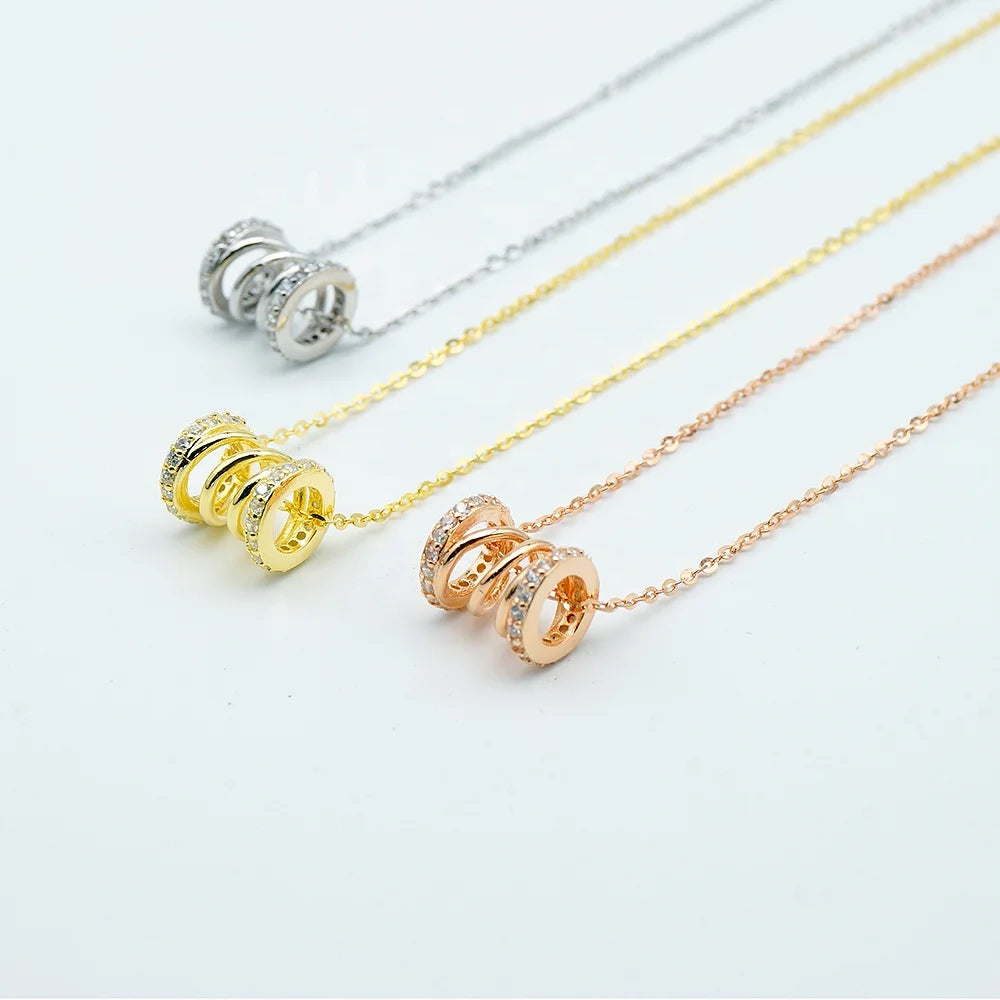 Fashion Jewelry 925 Sterling Silver Lot Wholesale Pure Silver Girls Fine Jewelry Necklace
