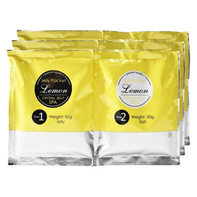 Private Label Pure Nature Lemon Crystal Jelly Spa Pedicur Foot Soak DIY Foo Jelly Spa Soften Whiten Foot Salt Scrub OEM