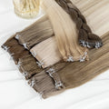 Direct Factory Wholesale Invisible Genius Weft Human Hair Extension Genius Weft