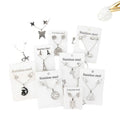 Mixture Wholesale Stainless Steel Necklace and Earring Sets Gold & Silver Plated Link Chains for Wedding Party