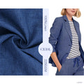 One-Stop Service Pure Linen Spun Yarn Dyed Natural Fibre Fabric for Suit Linen Fabric