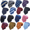 Custom Corbatas Hombres With Logo Luxury Neck Ties for Men Wholesale Paisley Jacquard Cravate Pour Homme
