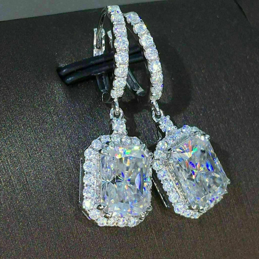 Huitan 2025 New Bling Bling Radiant Zircon Romantic Drop Earrings Girls Lady Luxury Trendy Elegant Earrings Women