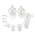 Wholesale Cheaper White ABS Imitation Pearl BeadsPlastic Pearl Beads With Hole