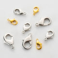 PE882-884 Copper Lobster Clasps Claw Clasps for Bracelet Necklace Jewelry Making Findings