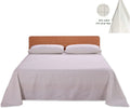10% Silver Fiber Grounding for Earthing Sheet 90% Cotton Plaid Flat Sheet for Better Bed Sleeping Therapy for Hotel Hospital Use