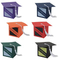 6 Color New Design Graduation Theme Gift Candy Paperboard Folders Recyclable Square Shape Party Favor Chocolate Box