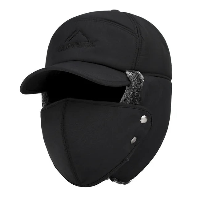 Men's Winter Mask Hat Lei Feng Hat Warm Hat Outdoor Biking Cold-proof Ear Caps