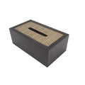 Wholesale ASW Modern Bamboo Wood Rectangular Decorative Organizer Lid Restaurant Shape Tissue Box