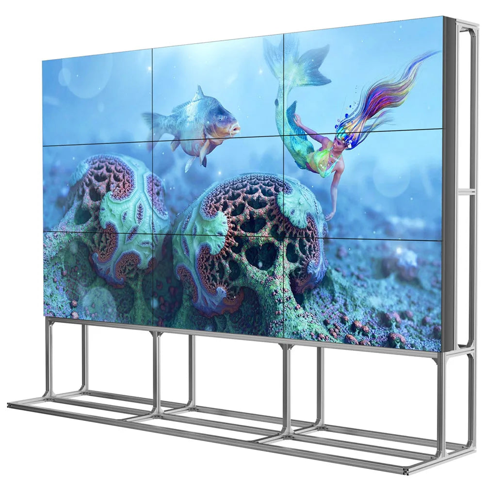 High Resolution Video Wall Mount Controller 2x2 Display Screen Lcd Led Video Wall Panel Manufacturer Video Wall