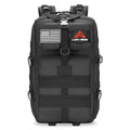 Unisex Tactical Backpack with Camouflage  Pattern Vintage Style Zipper Closure Mesh and Polyester Lining for Day Use