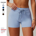 Custom High Quality Hip Lift Yoga Shorts Gym High Waist Fitness Pants Women Quick Dry Breathable Tight Sports Shorts