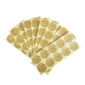 100pcs/pack Bronzing Thank You Gift Seal Label Adhesive Kraft Baking Seal Sticker DIY Work Stationery Vintage Sticker