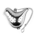 Creative Bird Shape Stainless Steel Tea Strainer Portable Fine Mesh Loose Leaf Tea Infuser with Chain Hook