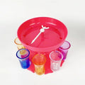 Hot Sale  8 Shot Glass Dispenser and Holder/Carrier Beer Caddy Liquor Dispenser