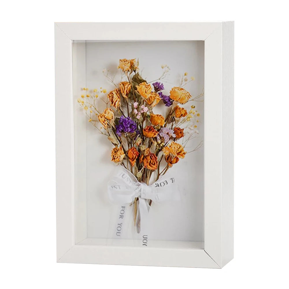 Wholesale Price 2cm 3cm 5cm Deep 6x6 8x8 10x10 Shadow Box Frame 3d Wood Picture Frame Home Desk Decor
