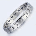 Quantum Magnetic Bracelet Health Energy Magnetic Therapy Titanium Steel Bracelet