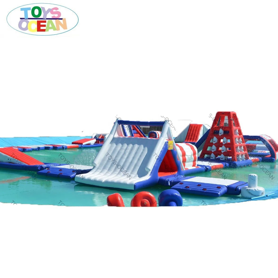 2025 New Style Inflatable Water Floating Park Interesting Water Game Platform