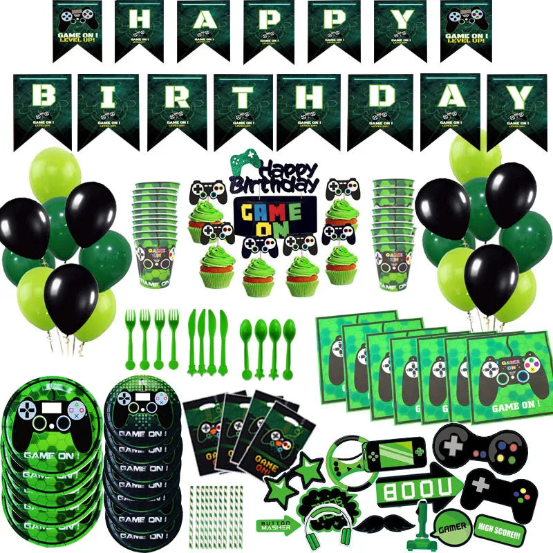 Ychon Game Theme Birthday Party Decoration Products Game Handle Photography Props Products Posing Photography Party Decoration