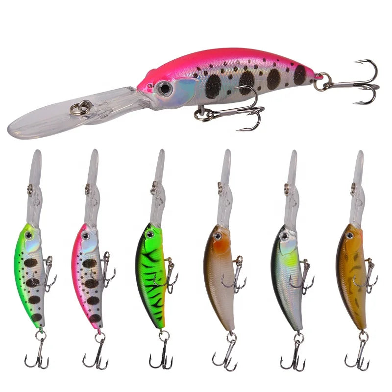 Hard Baits TROLLING Minnow 10cm/7.5g Buzzer Bait Artificial Bait Fishing Lure